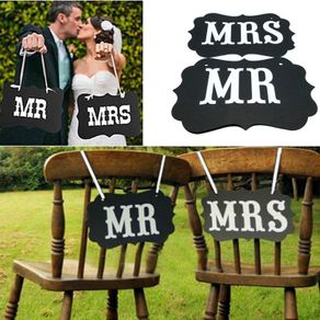 1set "Mr&Mrs" Letter Garland Banner for wedding