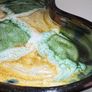Large Signed Rosso Pottery Studio Dish Image 2