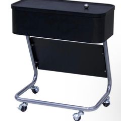 Modern Side Table / Storage Unit  Black