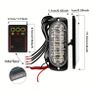 4 x 12LED Car Front Grille Lighting LED Light Bar Beacon Lamp Image 4