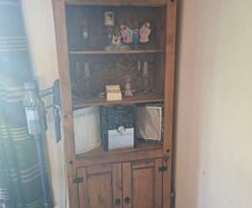 Corona Pine Solid Wood 2 Door Bookcase
