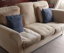 2 x 3 seater sofas