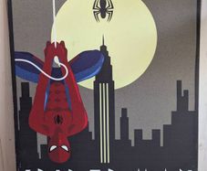 Large Spiderman Canvas Print