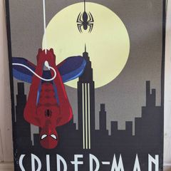Large Spiderman Canvas Print