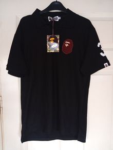 A bathing ape polo shirt new with tags