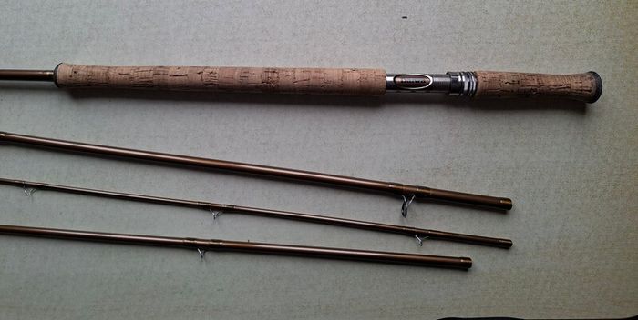 Daiwa Wilderness salmon fly rod 14' 10 weight.