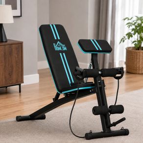 Foldable Weight Bench, Adjustable Strength Training Sit Up Ab Bench, Incline/Decline