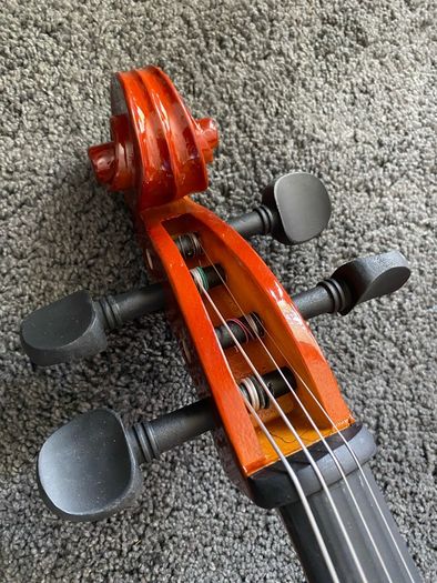 Cello Full 4/4 Size with Soft case + Hiscox Hard case