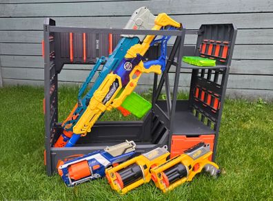 Nerf rack and guns