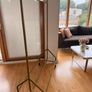 Heavy Duty Gold Clothes Rail with Wheels Image 3