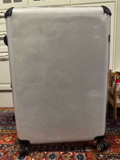 Lugage suitcase large expandable with transparent front
