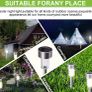 Garden Solar Lights Outdoor, 12 Pack Solar Powered Garden Lights with Upgraded Solar Panel, Solar Stake Lights for Walkway, Patio, Yard, Lawn, Driveway, IP65 Waterproof MULTIPLE COLOURS AVAILABLE, SEE PHOTOS (FREE POSTAGE) Image 5