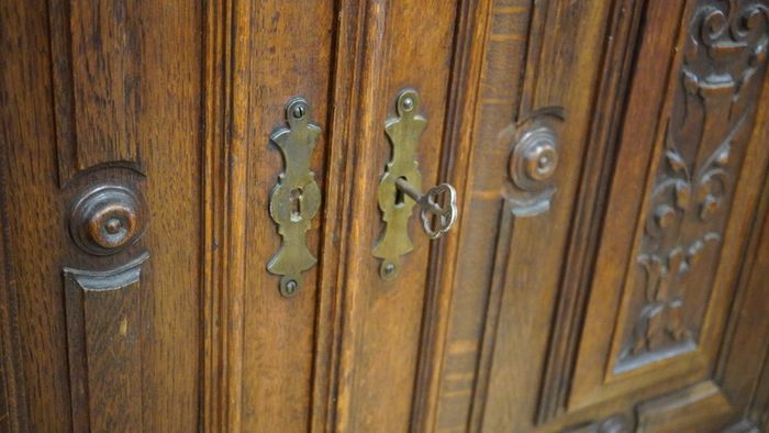 Belgian Oak Cabinet c.1890