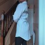 White striped Long shirt, size M Image 6