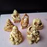 Set of 6 Japanese Style Netsuke Okimono Image 6