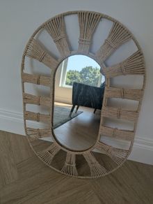 Rattan Mirror