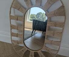 Rattan Mirror