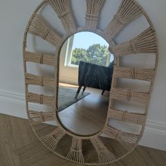 Rattan Mirror