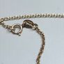 Vintage 9ct Gold Marie Name Necklace Fully Hallmarked Sheffield 48cm Image 4