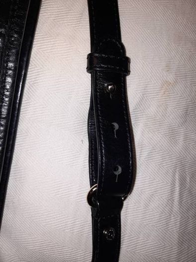 DKNY black leather bag