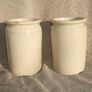 Two antique stoneware jars (c.1910s) - both in excellent undamaged condition (5.5" height) Image 2