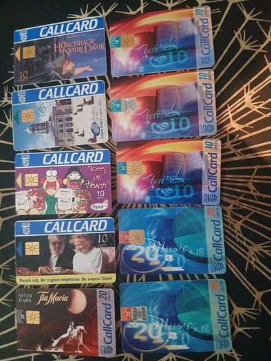 205 different Irish callcards