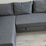 ikea Friheten corner sofa bed grey LIKE NEW Image 2