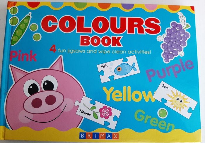 New childs large activity/colours/jigsaw book