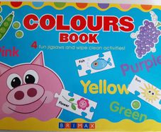 New childs large activity/colours/jigsaw book