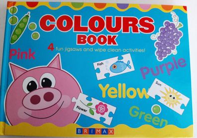 New childs large activity/colours/jigsaw book