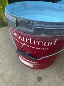 Colour trend blue interior Matt paint FREE