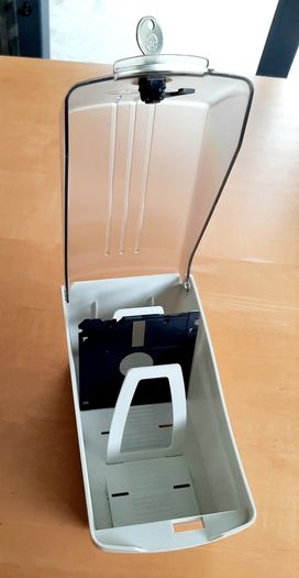 Floppy disk storage box