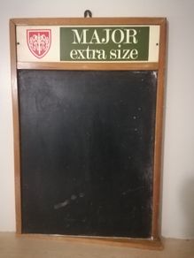 Very Rare Major Advertising Wall Chalk Board