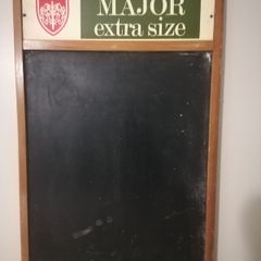 Very Rare Major Advertising Wall Chalk Board