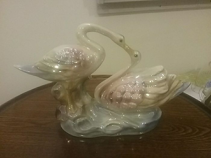 Ornamental Pair of Swans