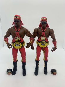 wwe elite series 46 Harlem Heat Booker T & Stevie Ray action figures