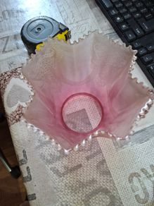 Beautiful Cranberry Glass Shade Postage Available