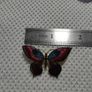 Butterfly cloisonne brooch Image 2