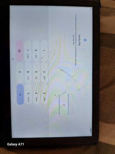 ACER 10.1 inch Tablet, Model ACTAB10KB24, FRP Pin Locked, with Keypad Hard Cover