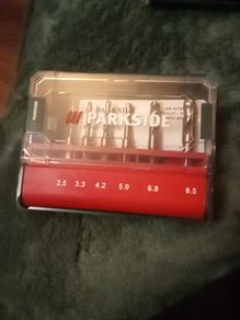 parkside drill bit set 7 piece