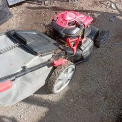petrol push lawnmower