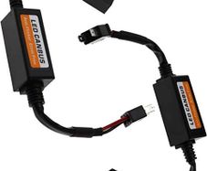 2X H7 LED Headlight Canbus Decoder Error Free Warning Anti Flicker Resistor