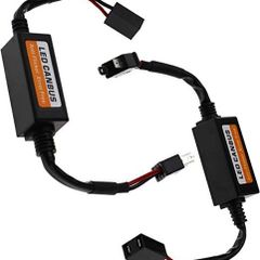 2X H7 LED Headlight Canbus Decoder Error Free Warning Anti Flicker Resistor