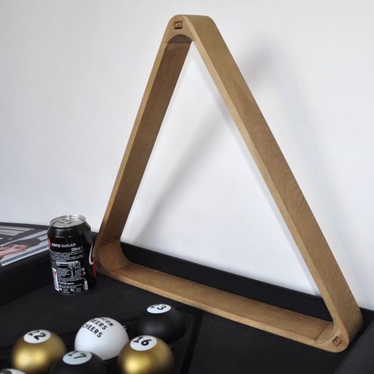 Jack & Jones - Christmas baubles / pool balls with wooden triangle - Set - Plastic