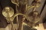 Brass fireside companion set