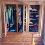 Large 3-door Solid Wood Wardrobe for Sale Image 2