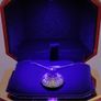 Luxurious Polished LED Lighted Solid box for a chain with a pendant. With Anti-Tarnish Protection (Size - 7x7x6 cm) Image 5
