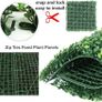 NEW SALE | 12PCS Grass Wall Panel 60 x 40cm Artificial Hedge Boxwood Panels Image 6