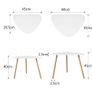 BRAND NEW 2 Side Coffee Tables Furniture Nested Tables Living Room Side Table Image 4