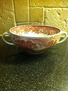 Enoch Wedgwood Handled Cream Soup Bowl